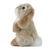 Living Nature Brown Sitting Lop Eared Rabbit Plush