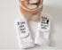 Bring My Mom an Iced Coffee Baby Socks | Baby Gifts | Mom: 6-18mo