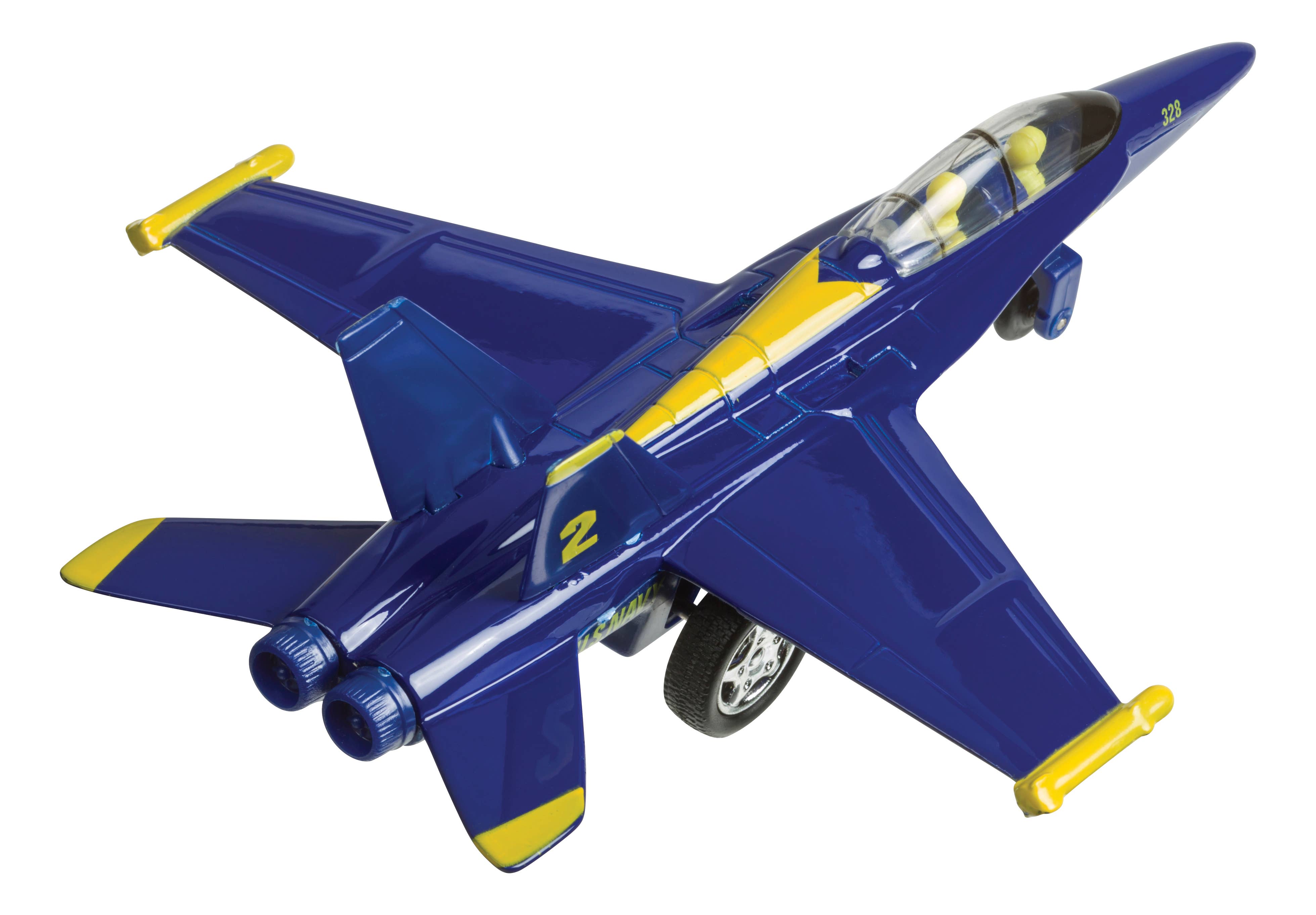 Toysmith - F-18 Blue Angel Jet, Pull Back Action