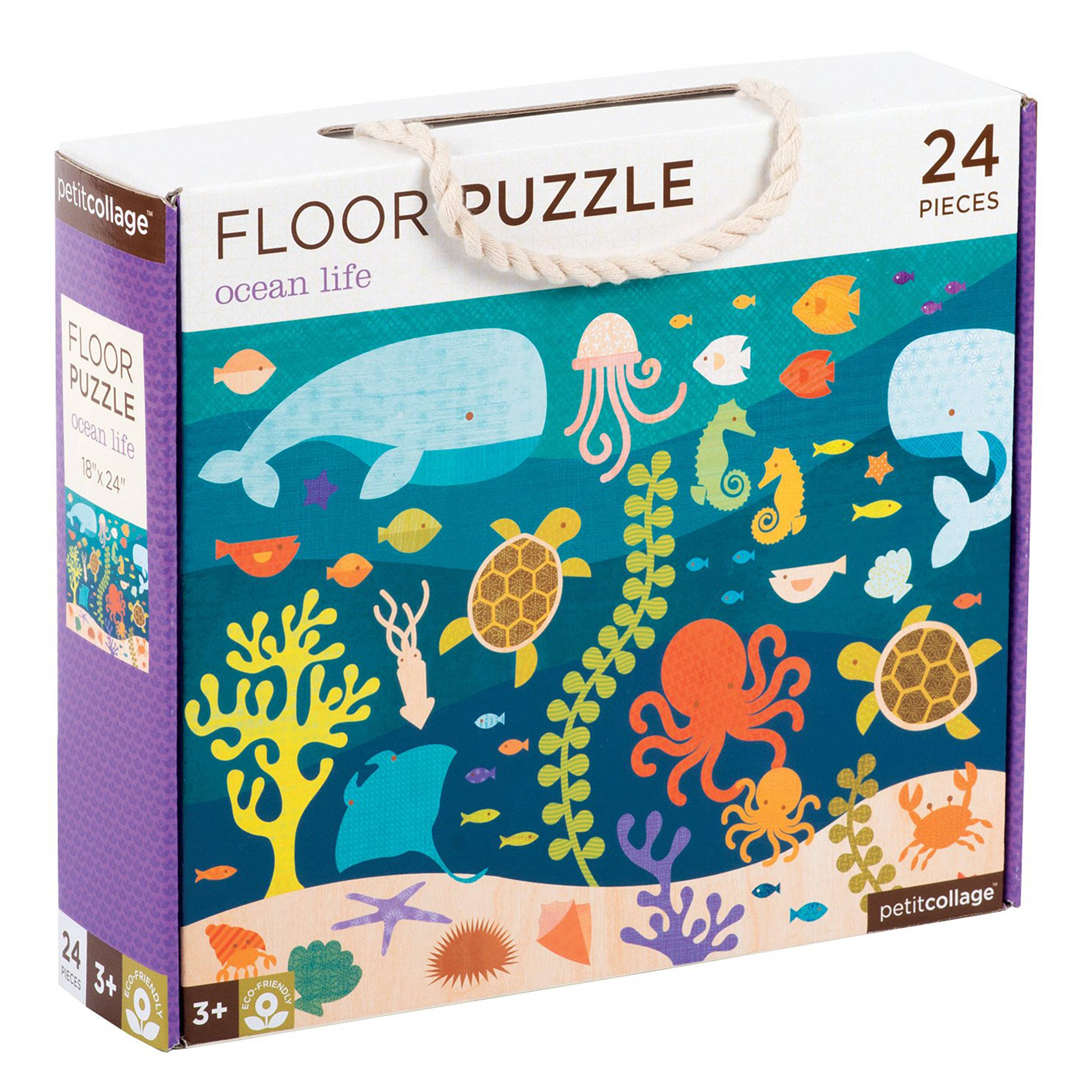 Chronicle Books - Ocean Life 24-Piece Floor Puzzle