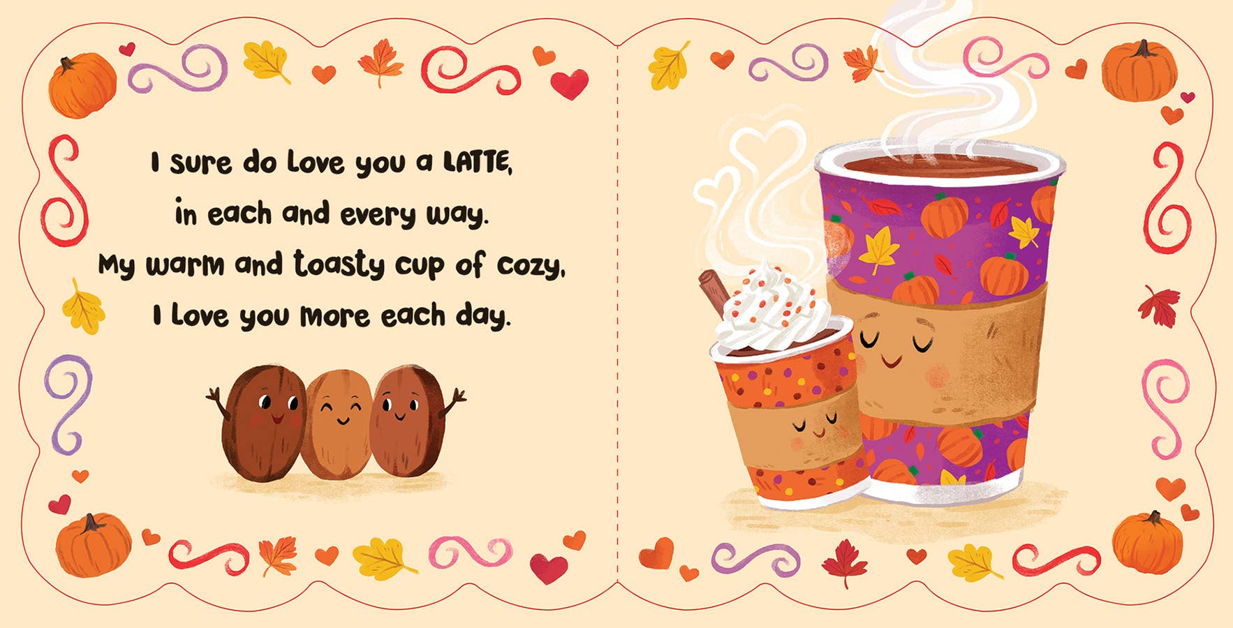 I Love You a Latte – Fall-Themed Novelty Board Book