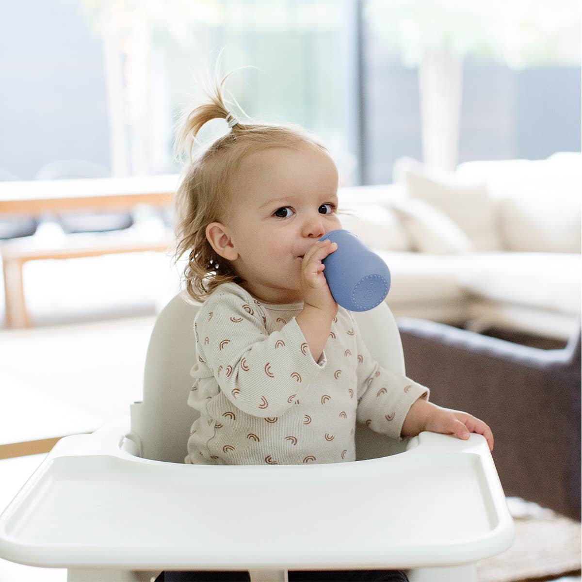 ezpz - Mini Cup + Straw Training System (Baby / Toddler 9+ months): Blush