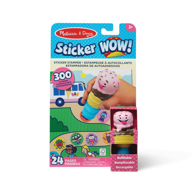 Sticker WOW! Activity Pad & Sticker Stamper - Ice Cream