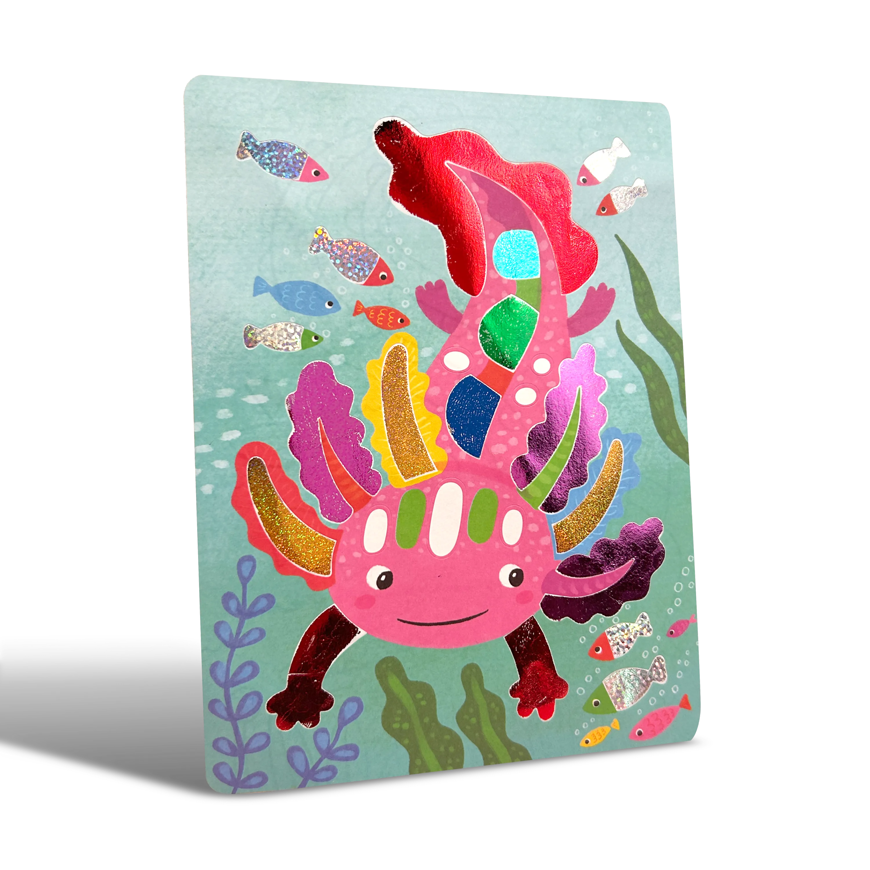 OOLY - Foil-tastic Foil Art & Coloring Set - Awesome Animals