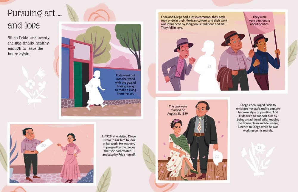 EDC Publishing - Sticker Life Stories: Frida Kahlo
