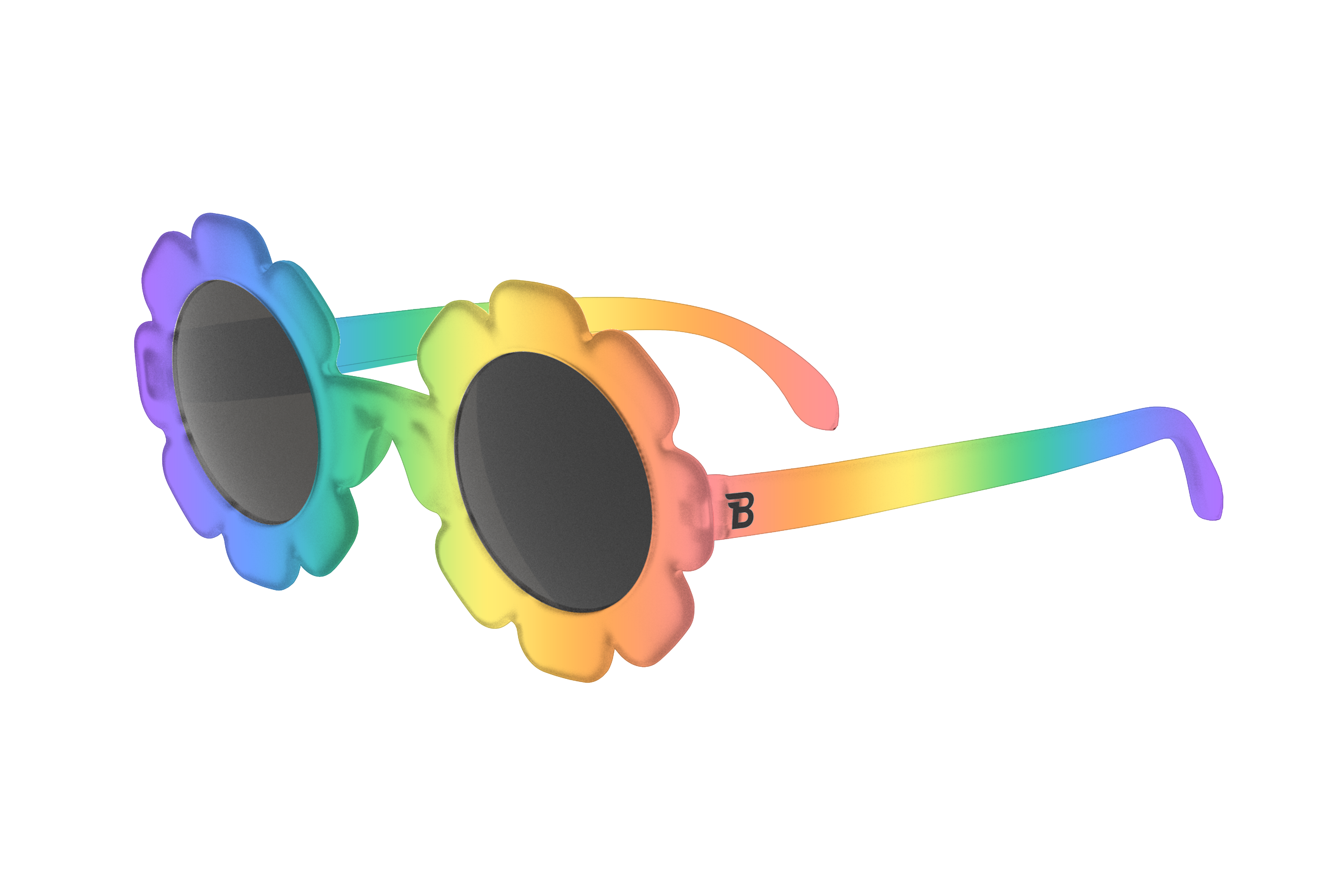 Babiators - Baby Sunglasses Original Flower: Flower Power | Smoke Lenses: Ages 3-5