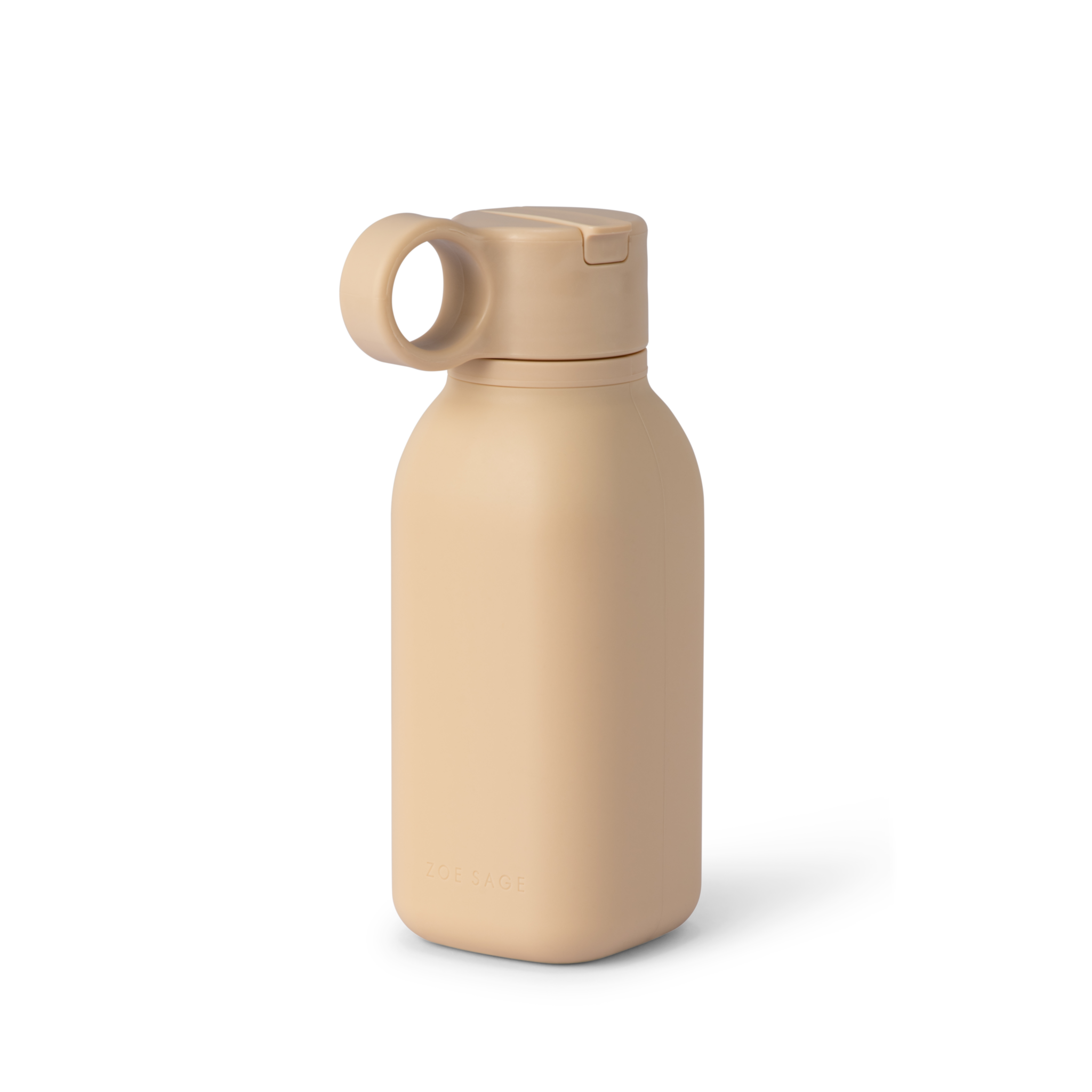 Zoe Sage - Silicone Water Bottle 450ml | Wheat