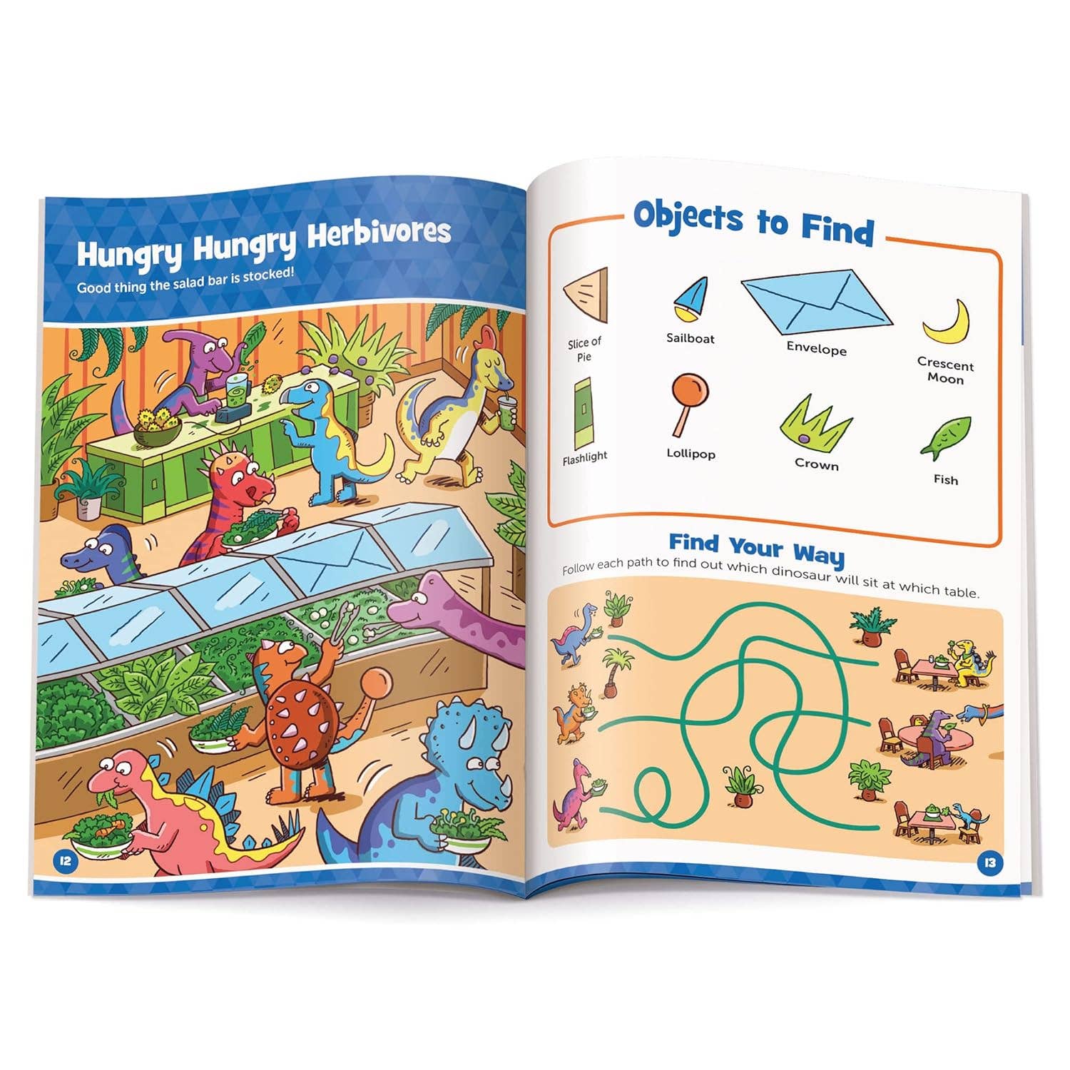 Highlights for Children - Dinosaur Hidden Pictures Puffy Sticker Playscenes