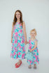 Tropical Punch Ruffle Maxi Dress