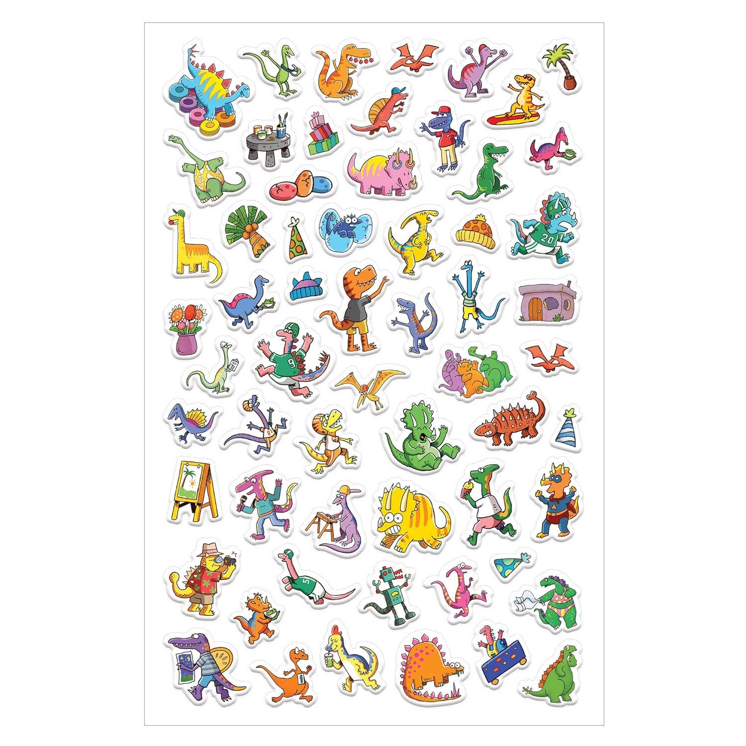 Highlights for Children - Dinosaur Hidden Pictures Puffy Sticker Playscenes