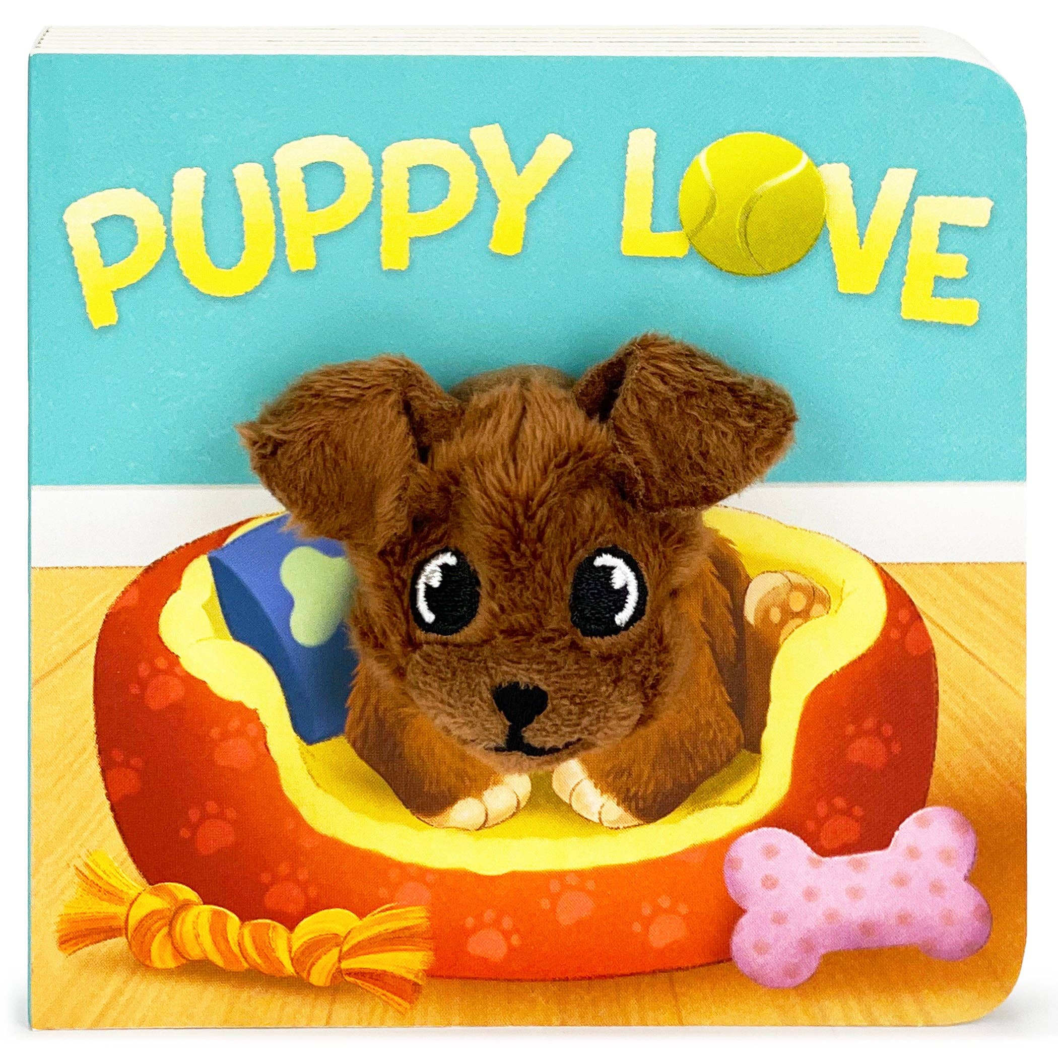 Cottage Door Press - Puppy Love Interactive Finger Puppet Board Book