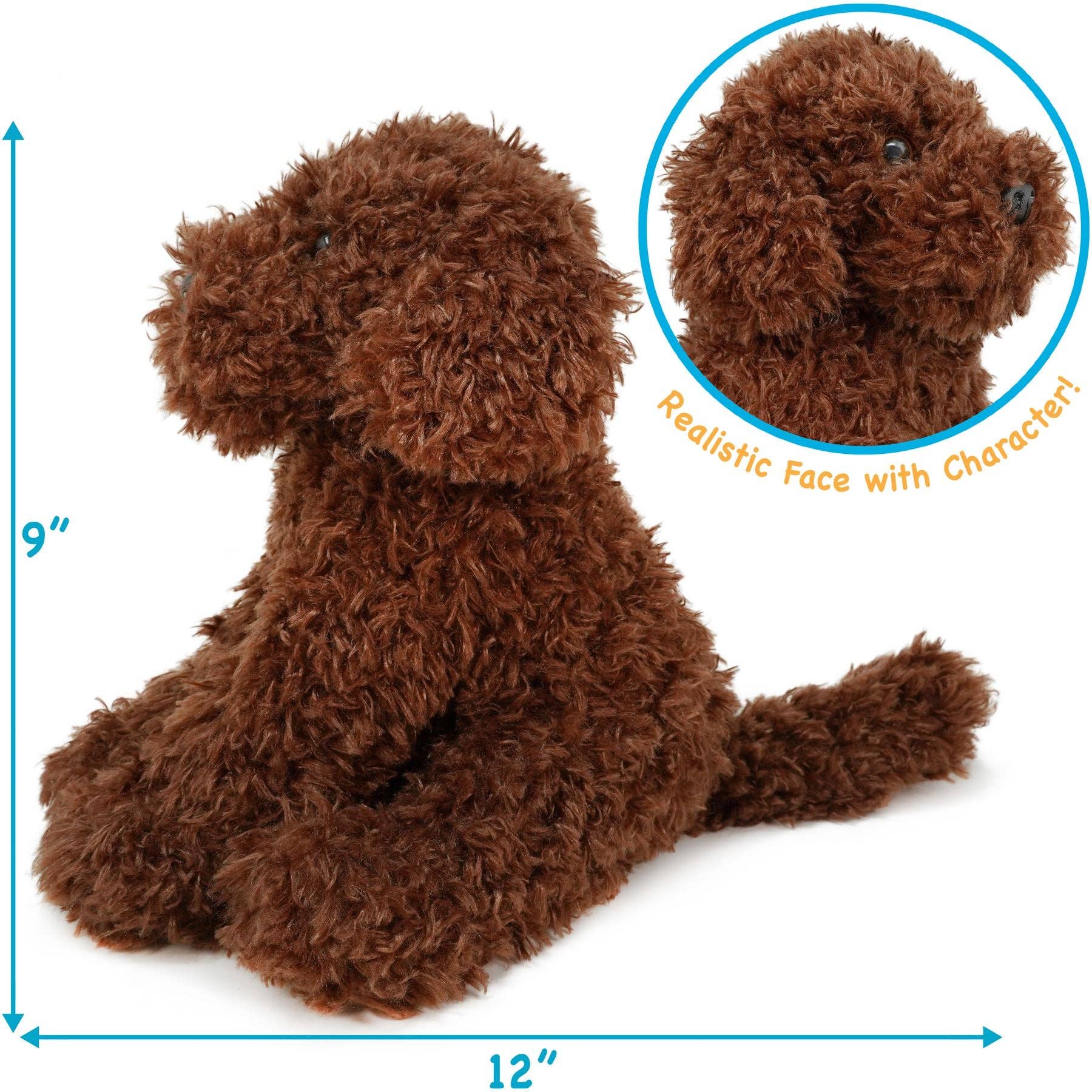 VIAHART Toy Co. - Laurel The Labradoodle | 12 Inch Stuffed Animal Plush | By T