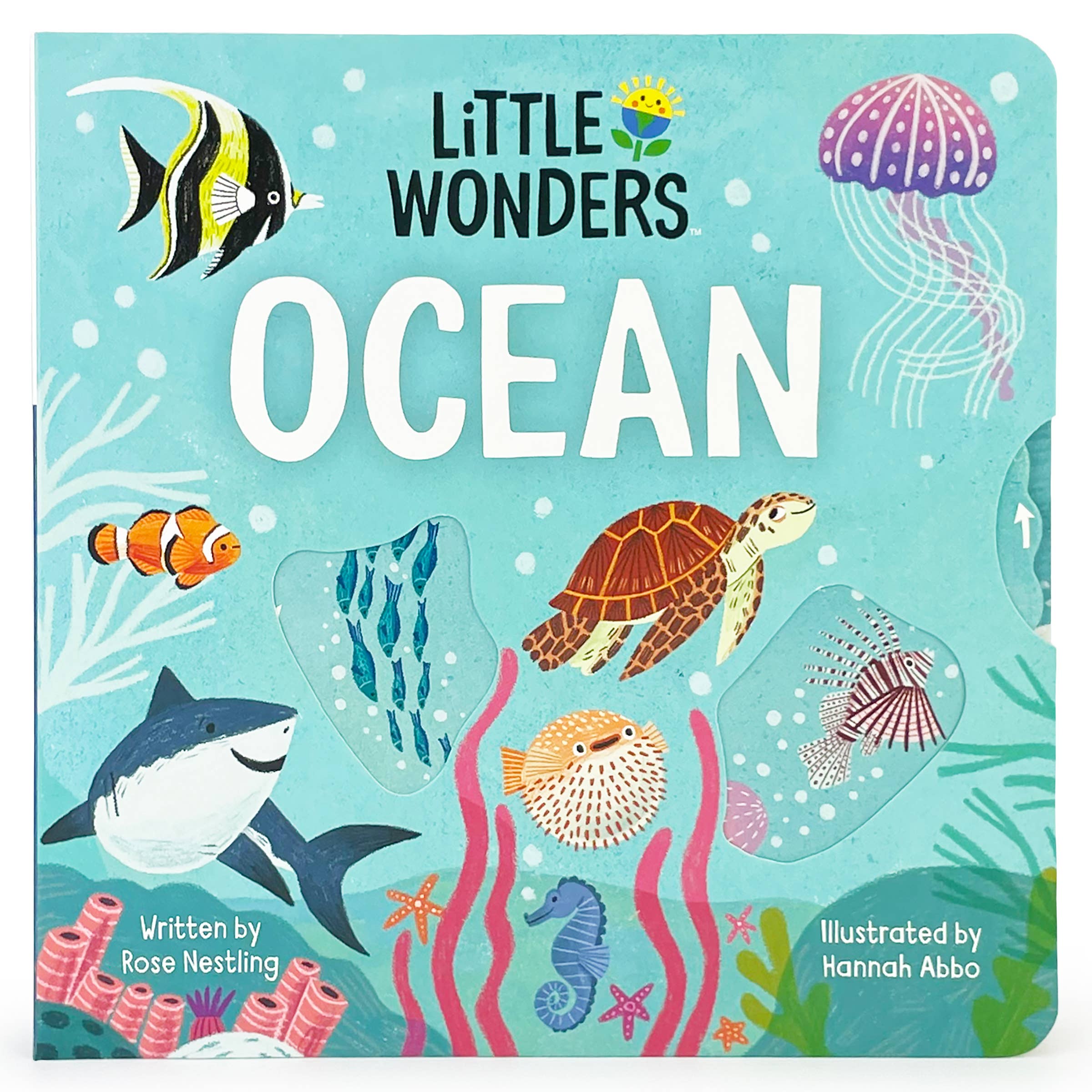Cottage Door Press - Little Wonders: Ocean Interactive Board Book