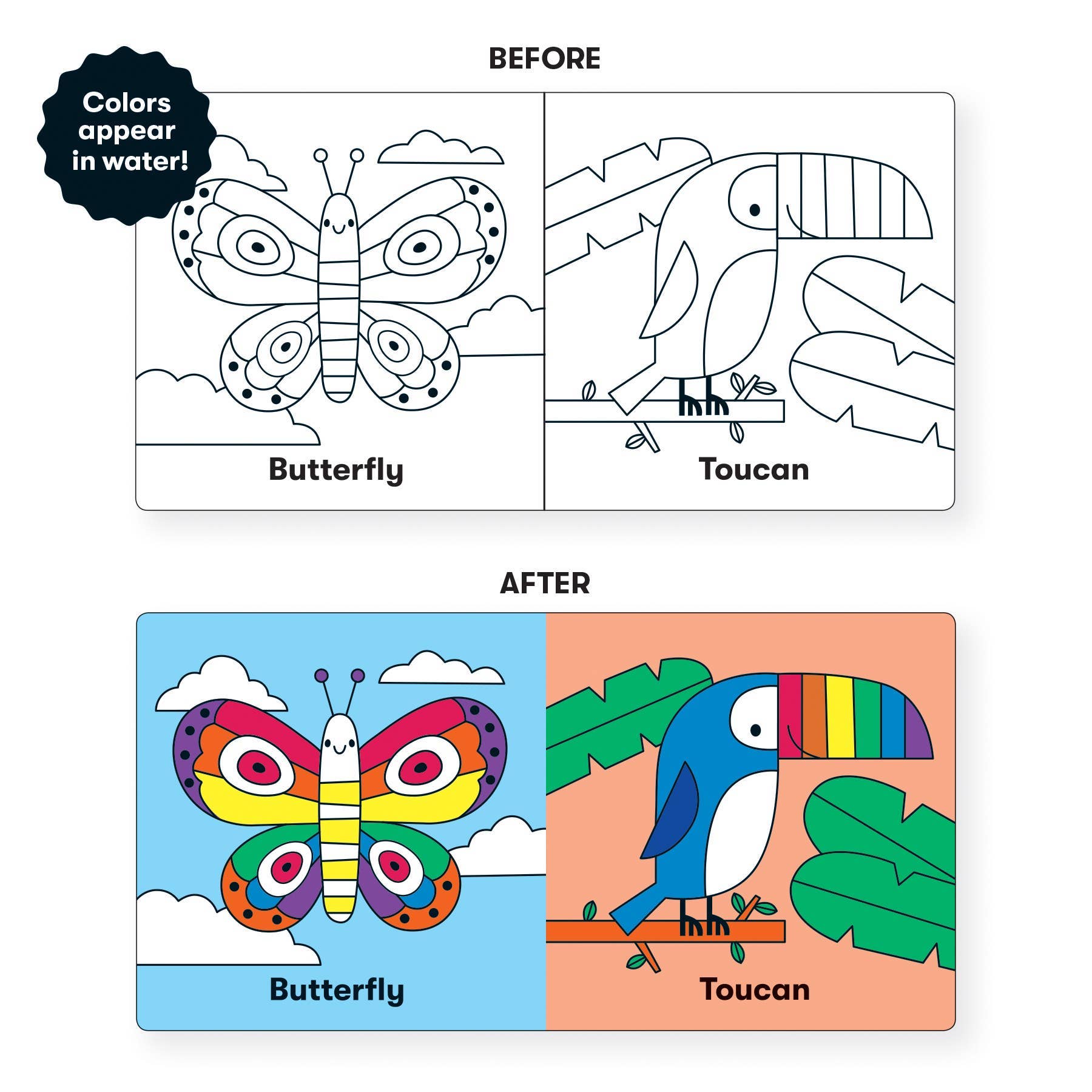 Chronicle Books - Wild Rainbow Color Magic Bath Book