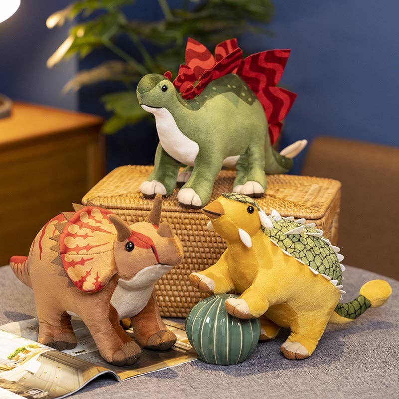 Cute Dinosaur Plush - Soft and Safe for Kids: Green