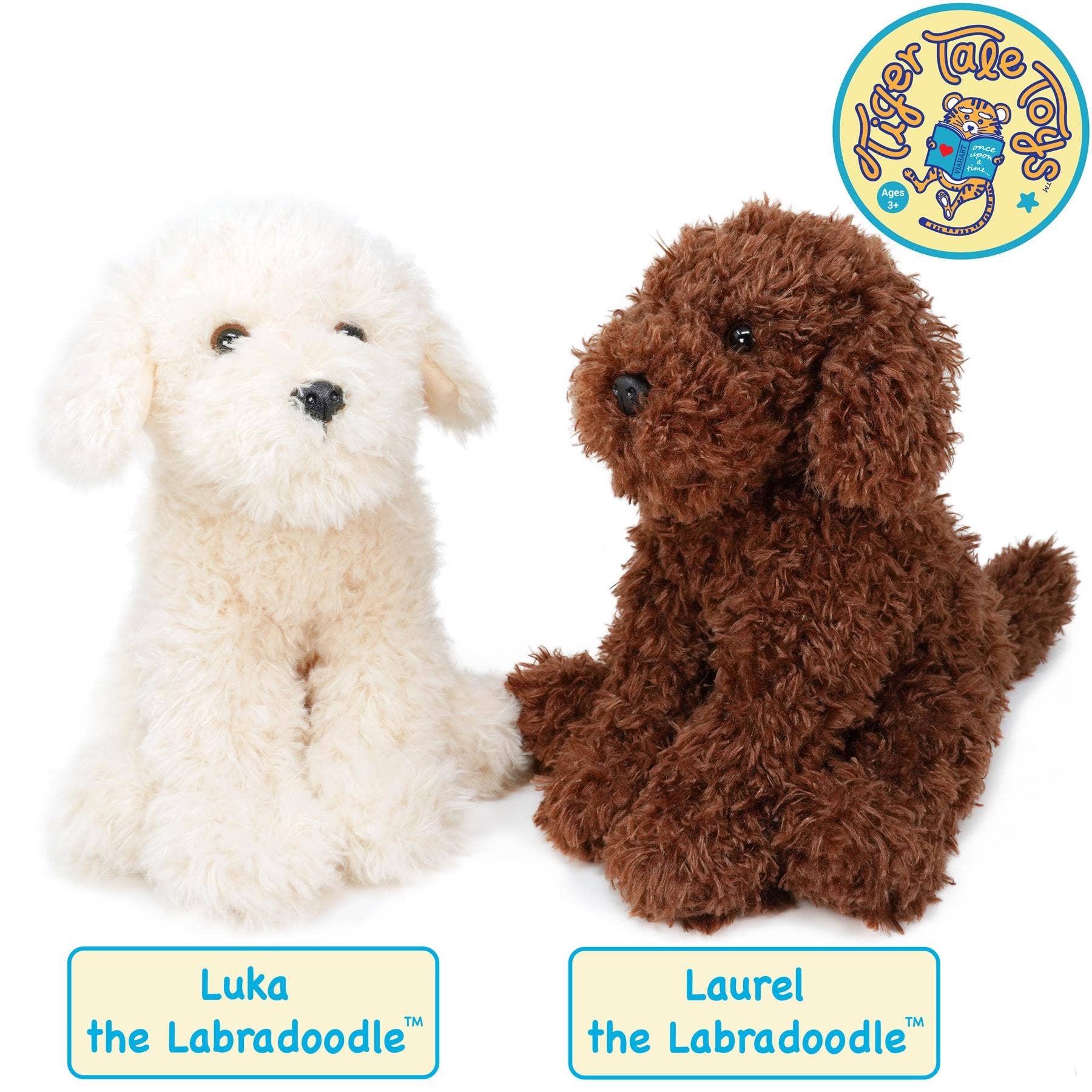VIAHART Toy Co. - Laurel The Labradoodle | 12 Inch Stuffed Animal Plush | By T
