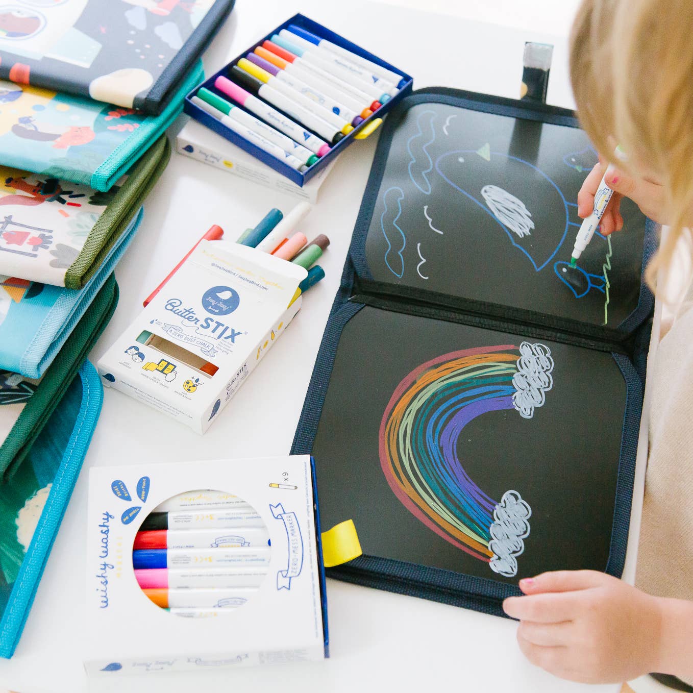 Train Activity Dry Erase Book