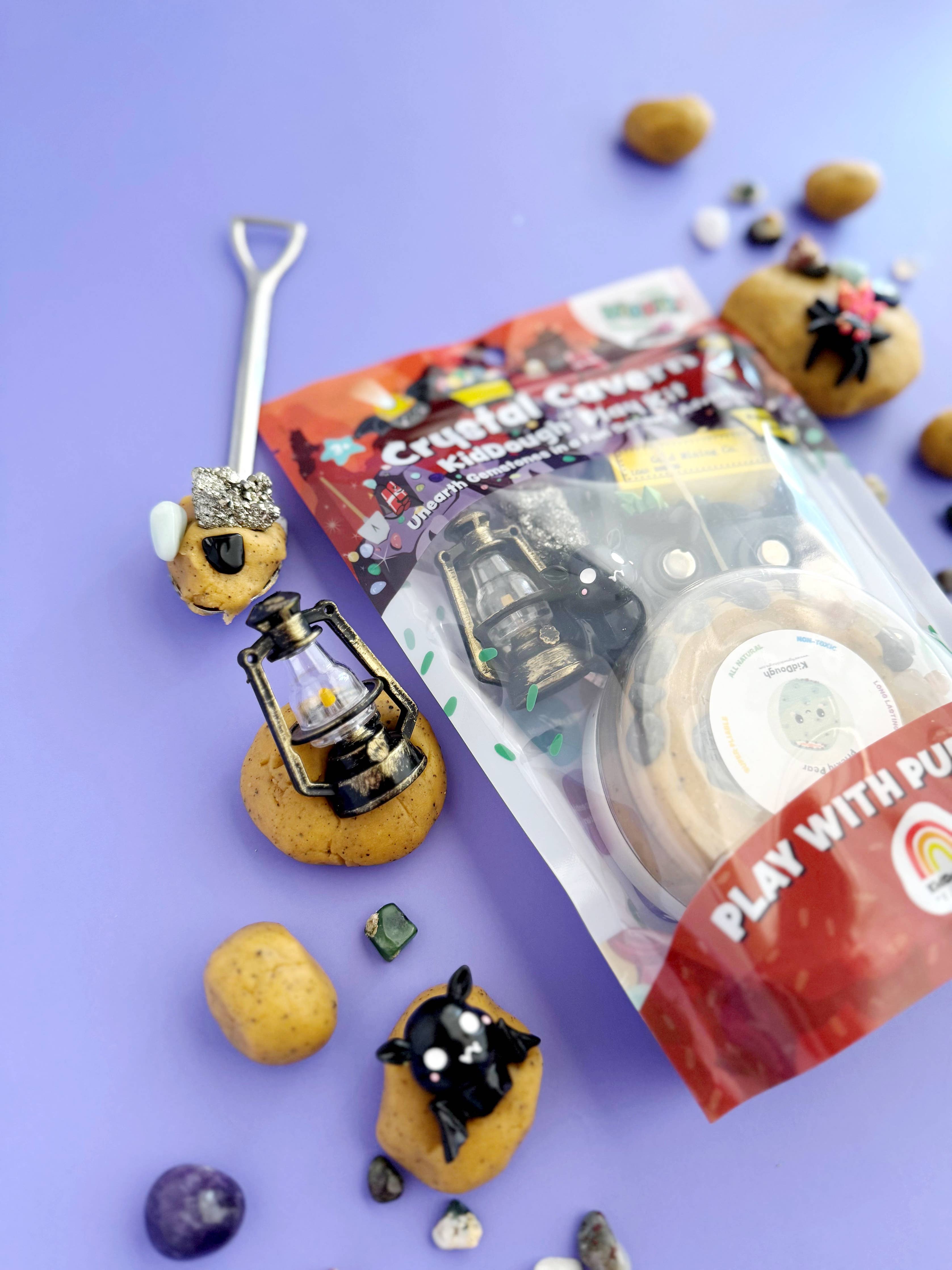 Earth Grown KidDoughs (KidDoughs by EGKD) - Crystal Cavern KidDough Play Kit