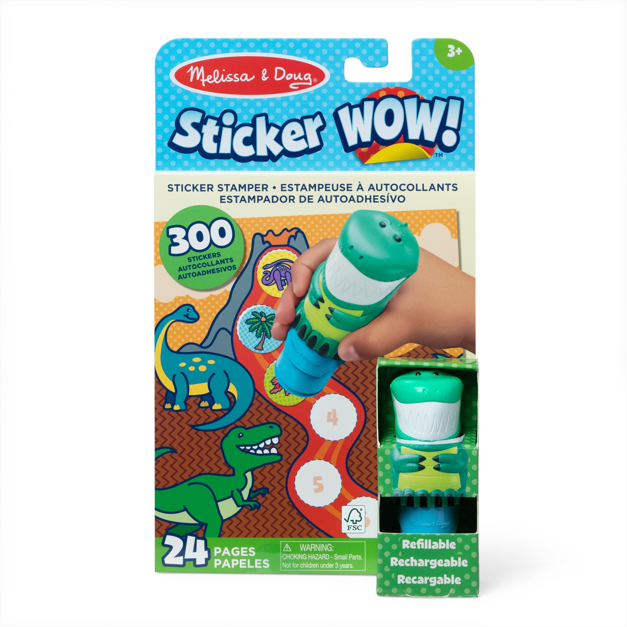 Sticker WOW! Activity Pad & Sticker Stamper - Dinosaur