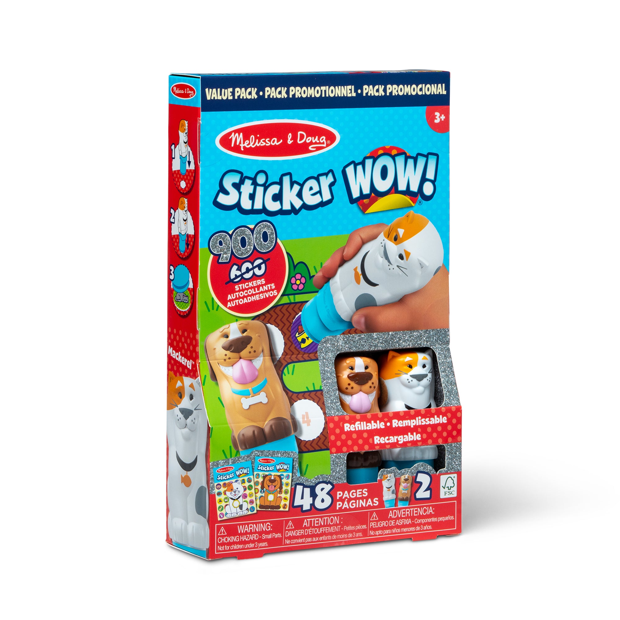 Sticker WOW! Activity Pad & Sticker Stamper Value Pack - Pets