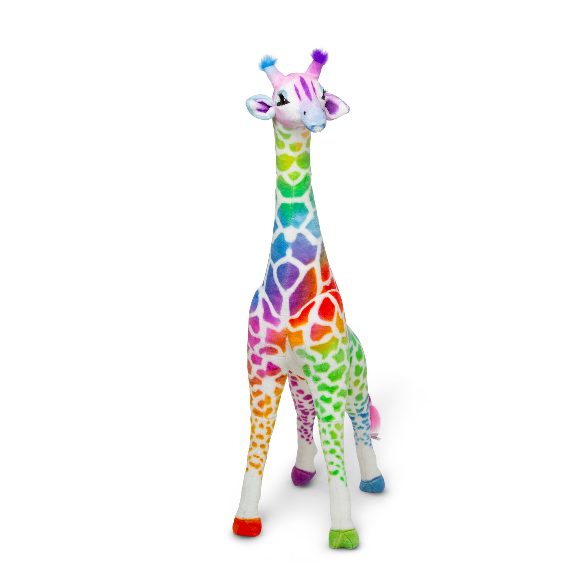 Rainbow Plush Giraffe