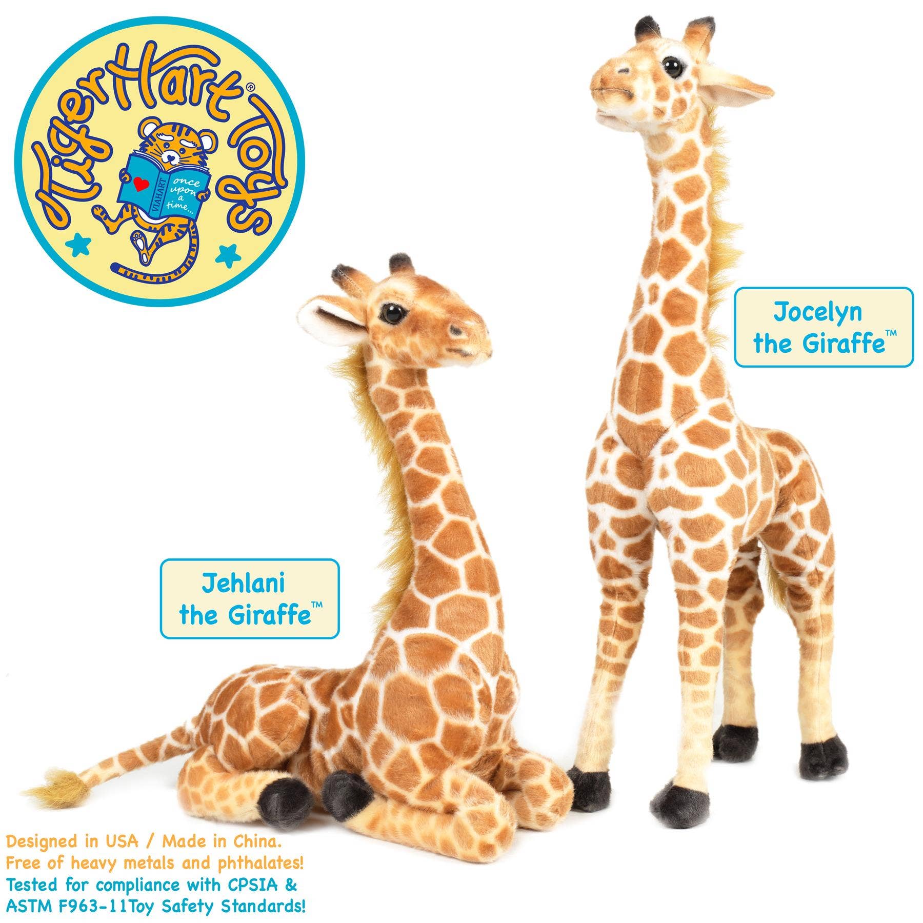 VIAHART Toy Co. - Jocelyn The Giraffe | 22 Inch Stuffed Animal Plush | By TigerHart Toys