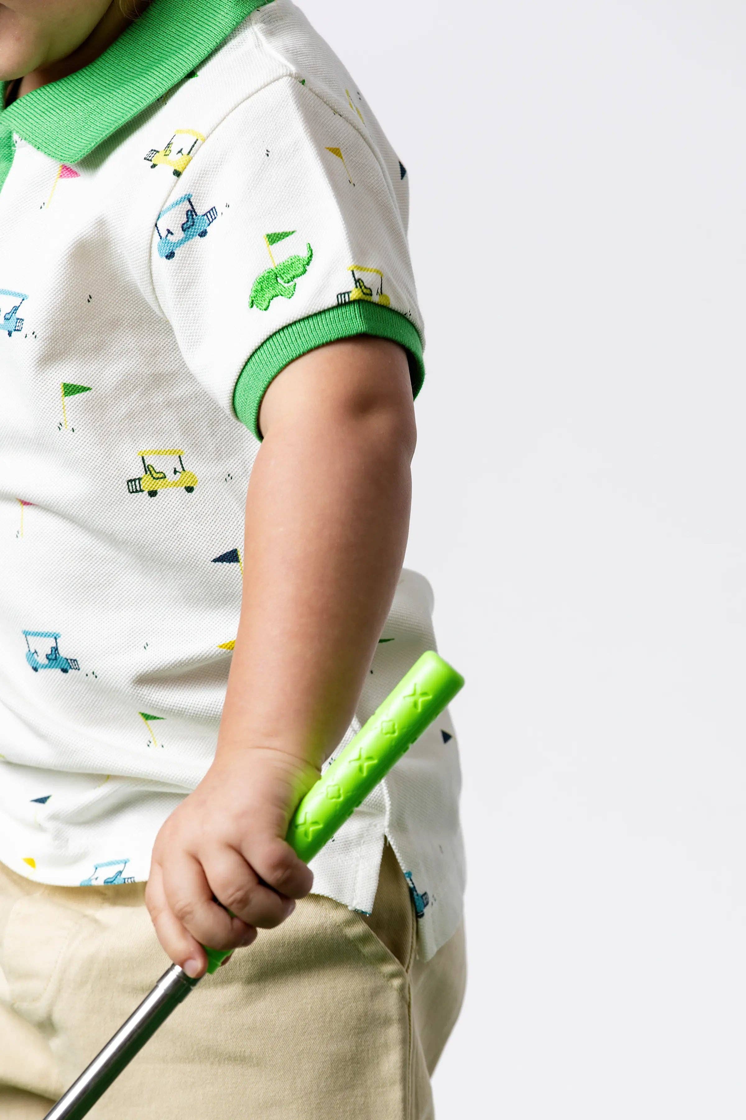 Organic Short Sleeve Golf Polo Little Caddies