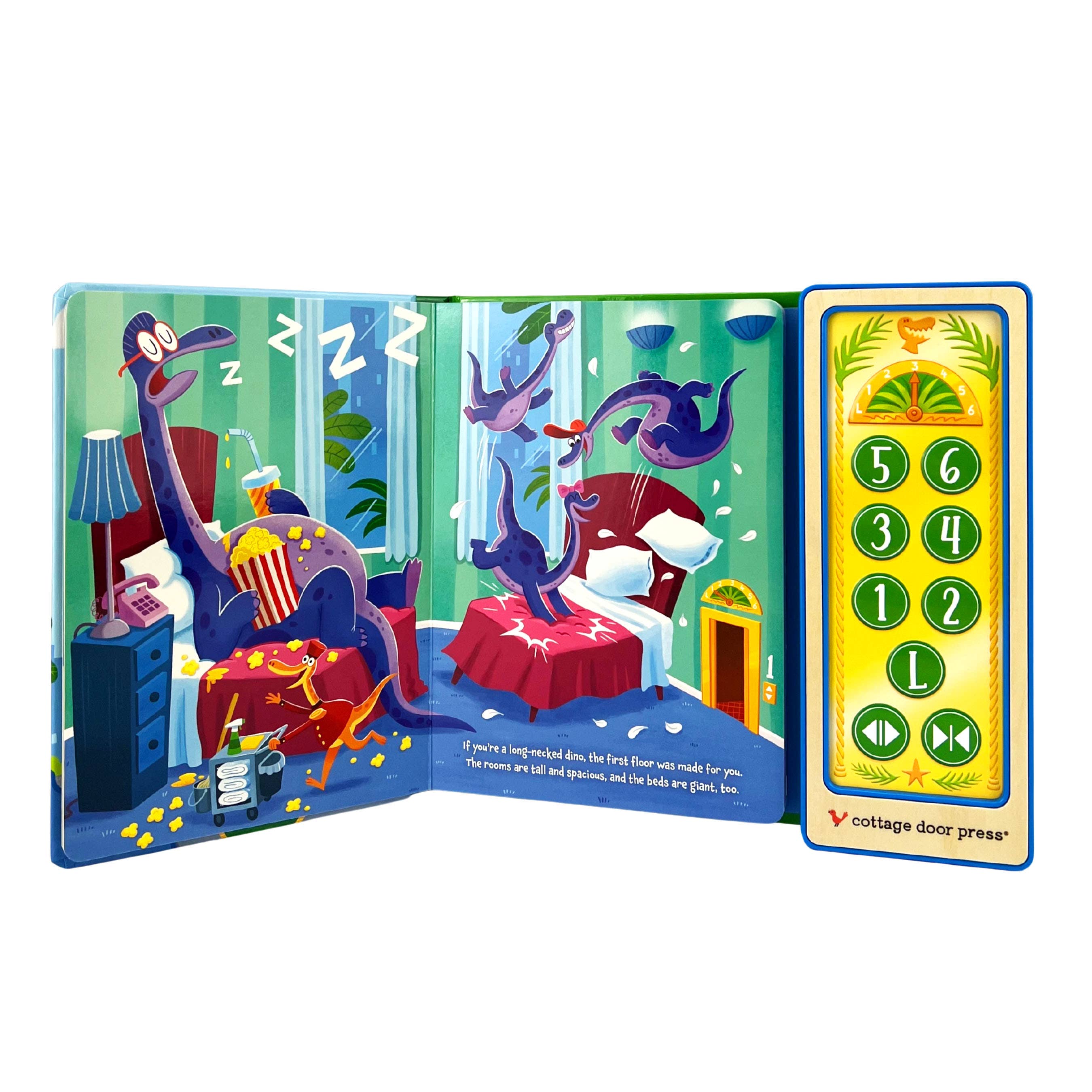 Dinosaur Hotel – Interactive Elevator Sound Book