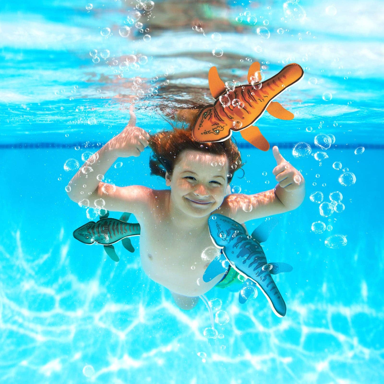 BigMouth Inc - 🦖 Jurassic World Neoprene Diving Toys – Trio Set