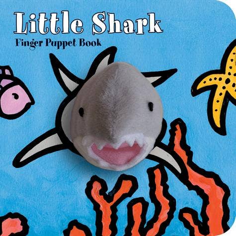 Chronicle Books - Little Shark: Finger Puppet Book