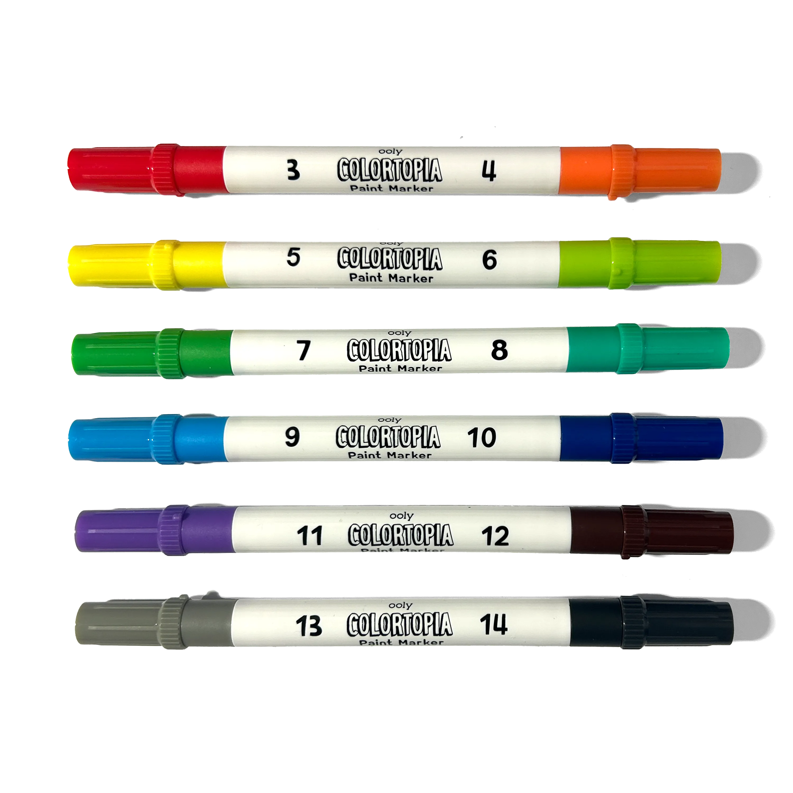 OOLY - Colortopia: Paint Marker By Number Kit - Epic Adventures (8