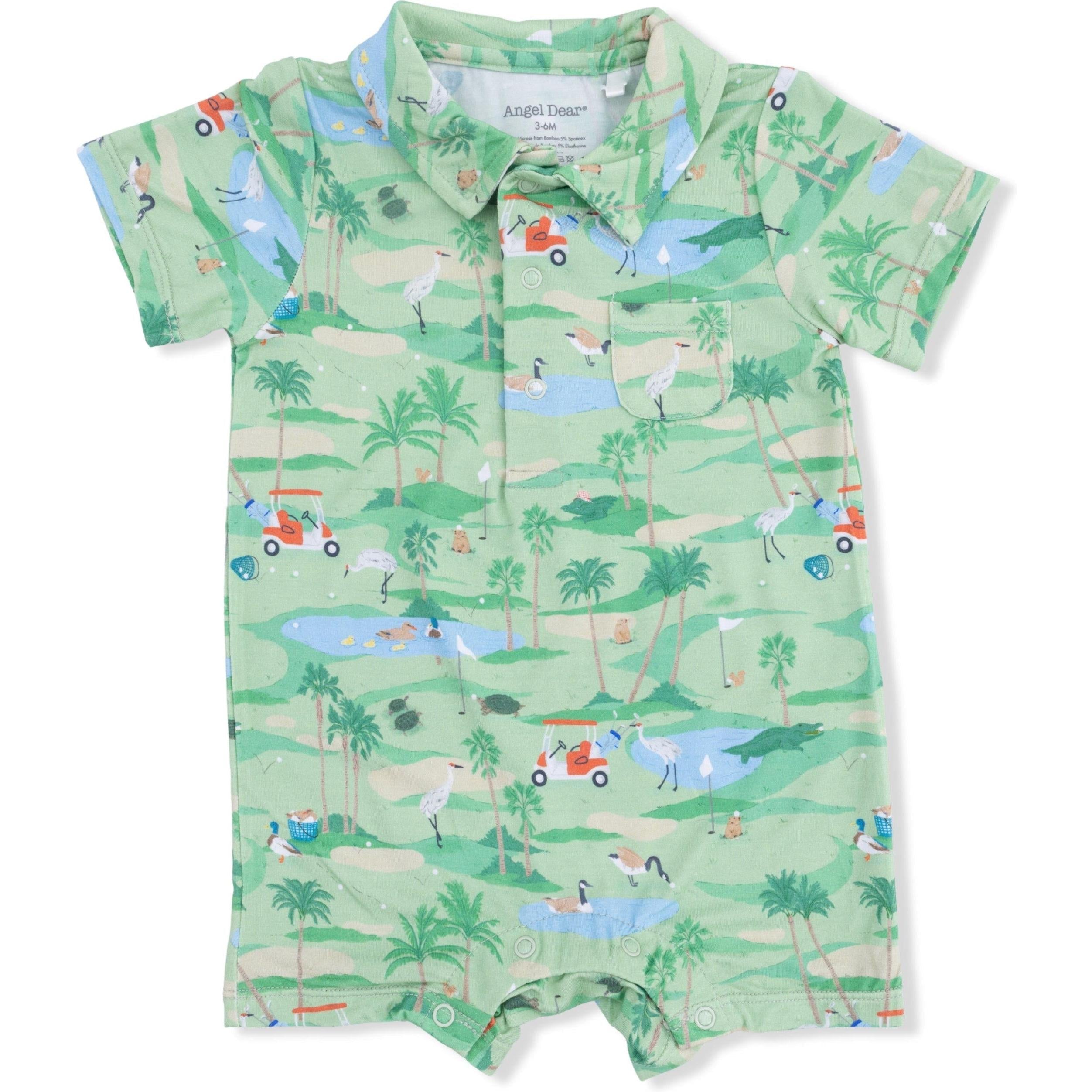 Angel Dear Golf Oasis Animals Polo Shortie