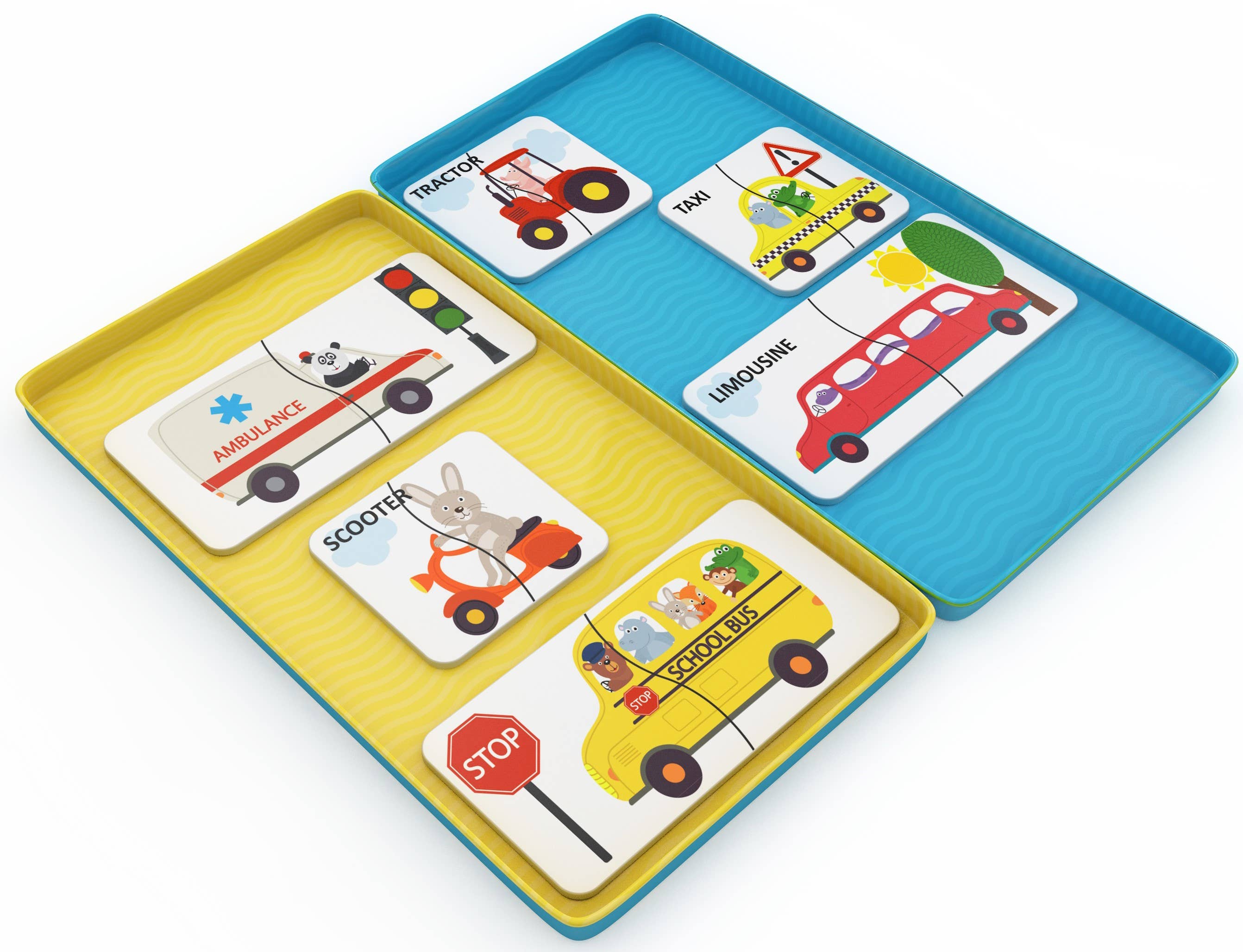 The Purple Cow America Inc. - Travel Game - Magnetic Road Safari