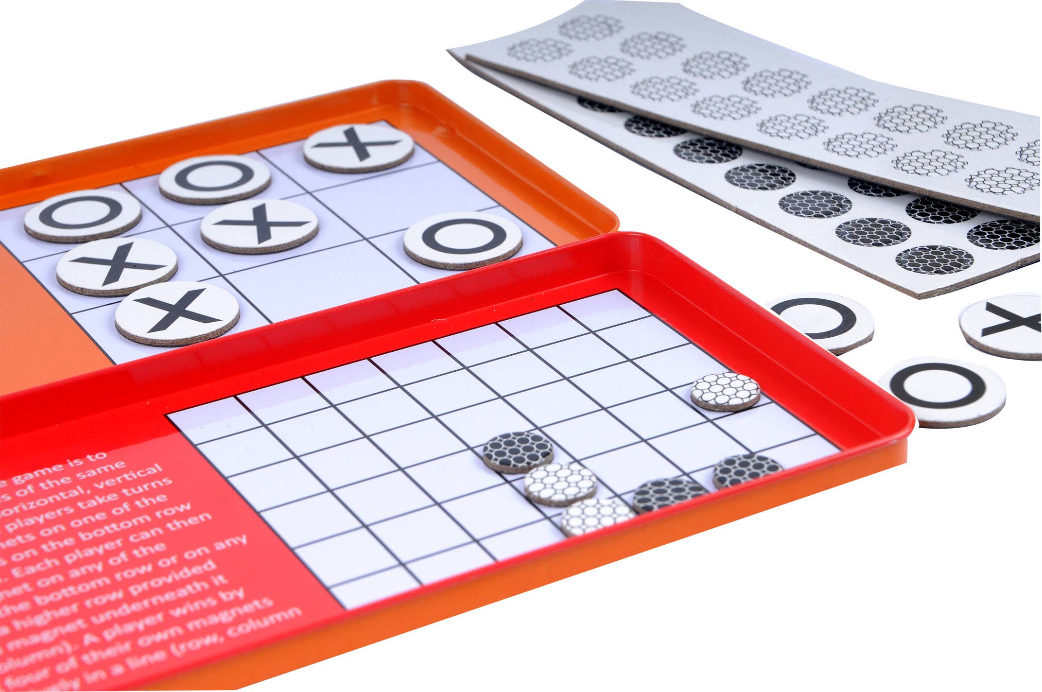 The Purple Cow America Inc. - Travel Game - 4 In A Row & Tic Tac Toe