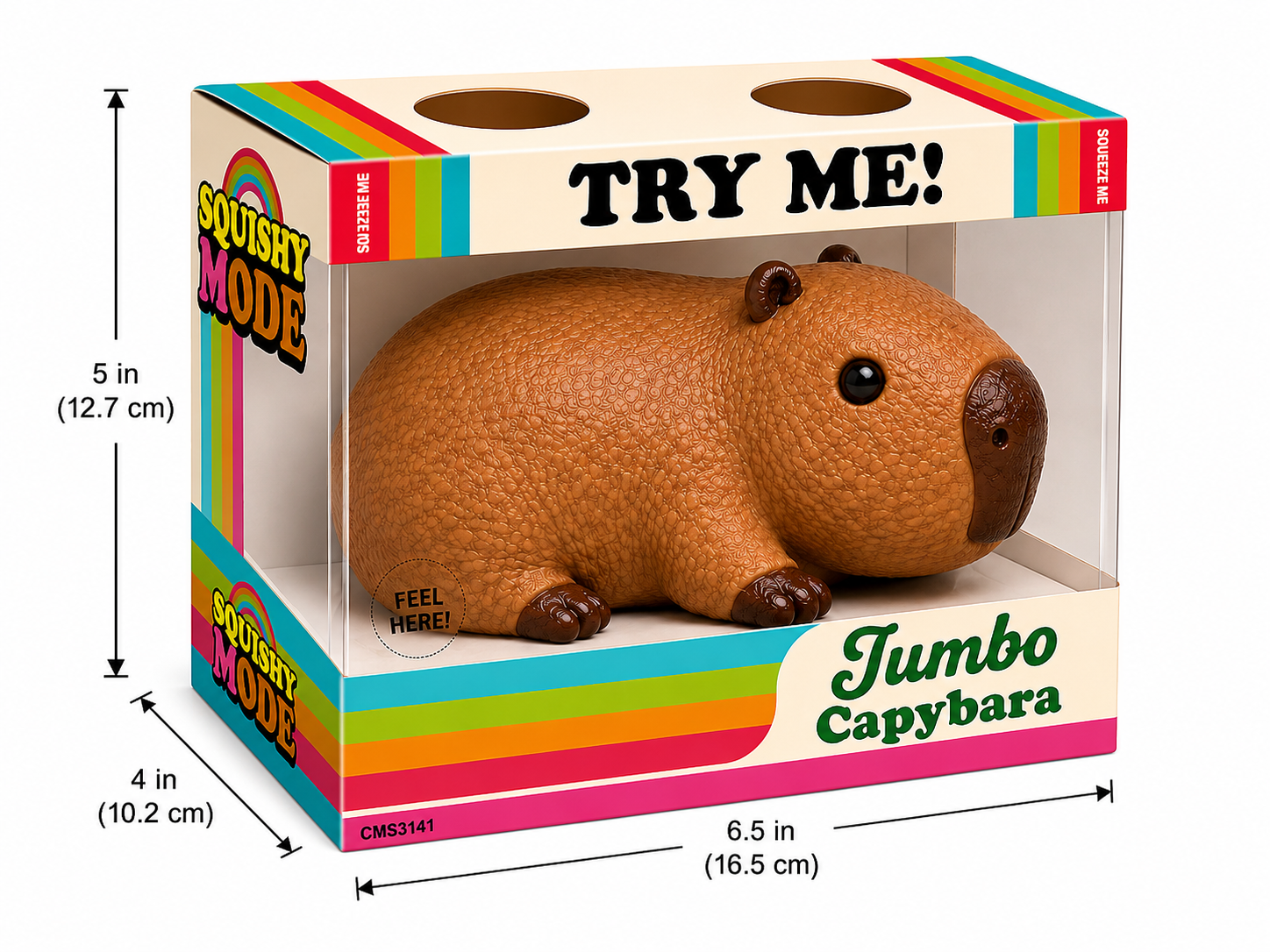 Jumbo Capybara Sensory Toys