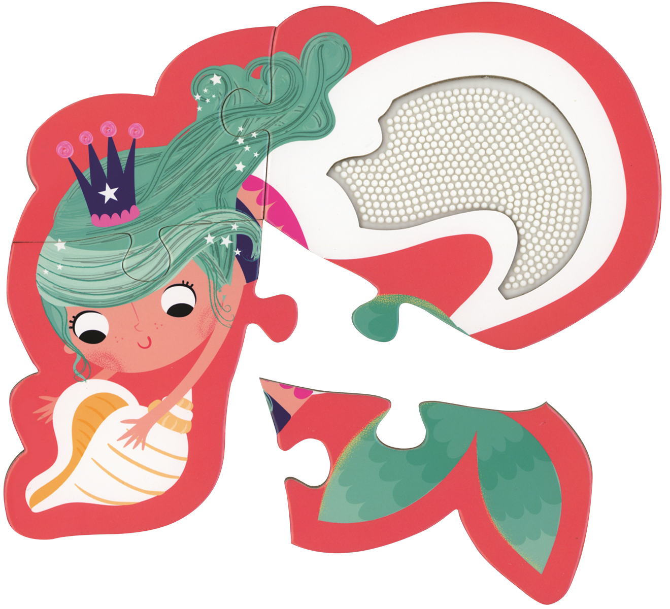 Mermaids Touch and Feel Jigsaw Puzzles