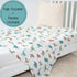 LollyBanks - Have A T-rexcellent Day Dinosaur Muslin Baby Swaddle Blanket