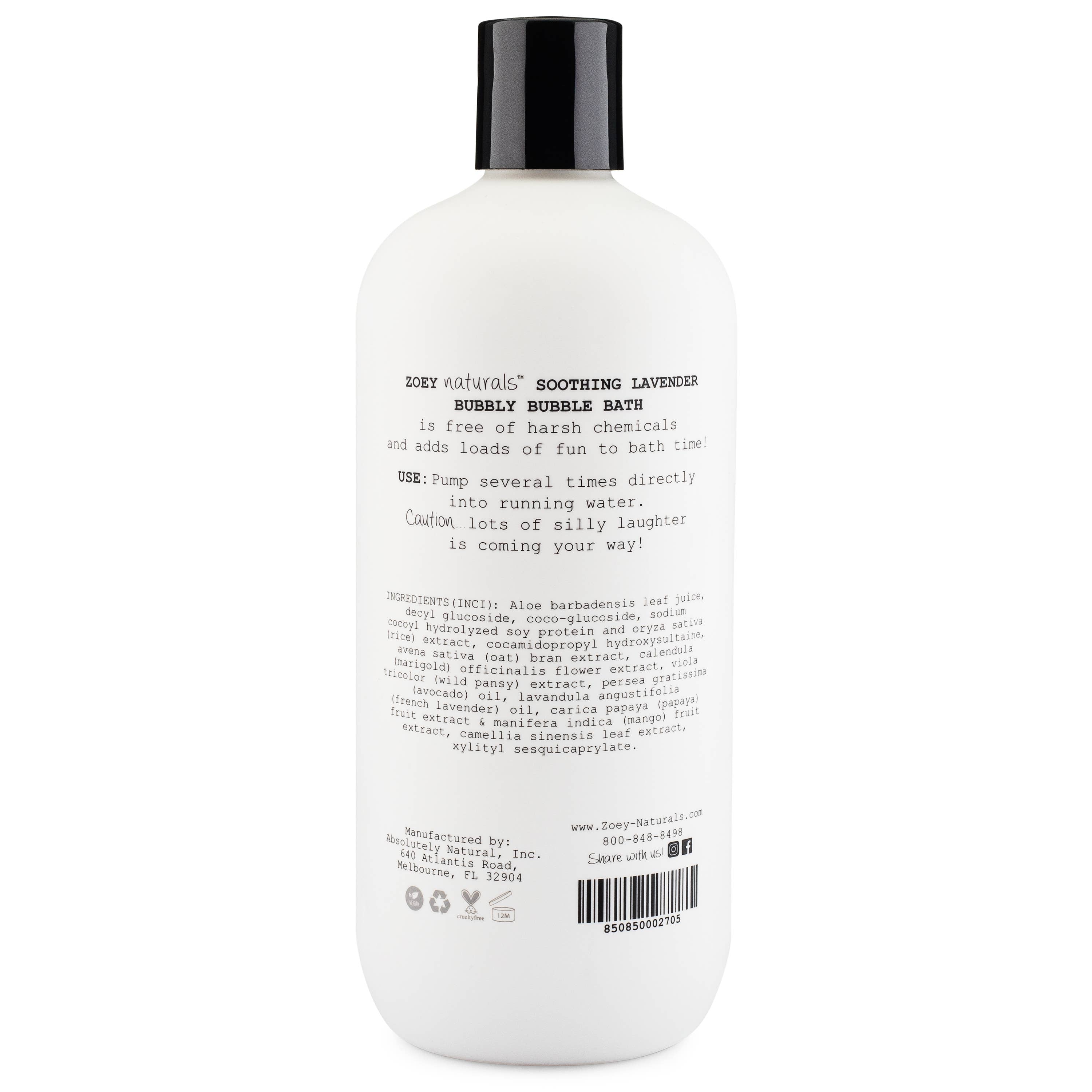 Zoey Naturals - Soothing Lavender Bubbly Bubble Bath