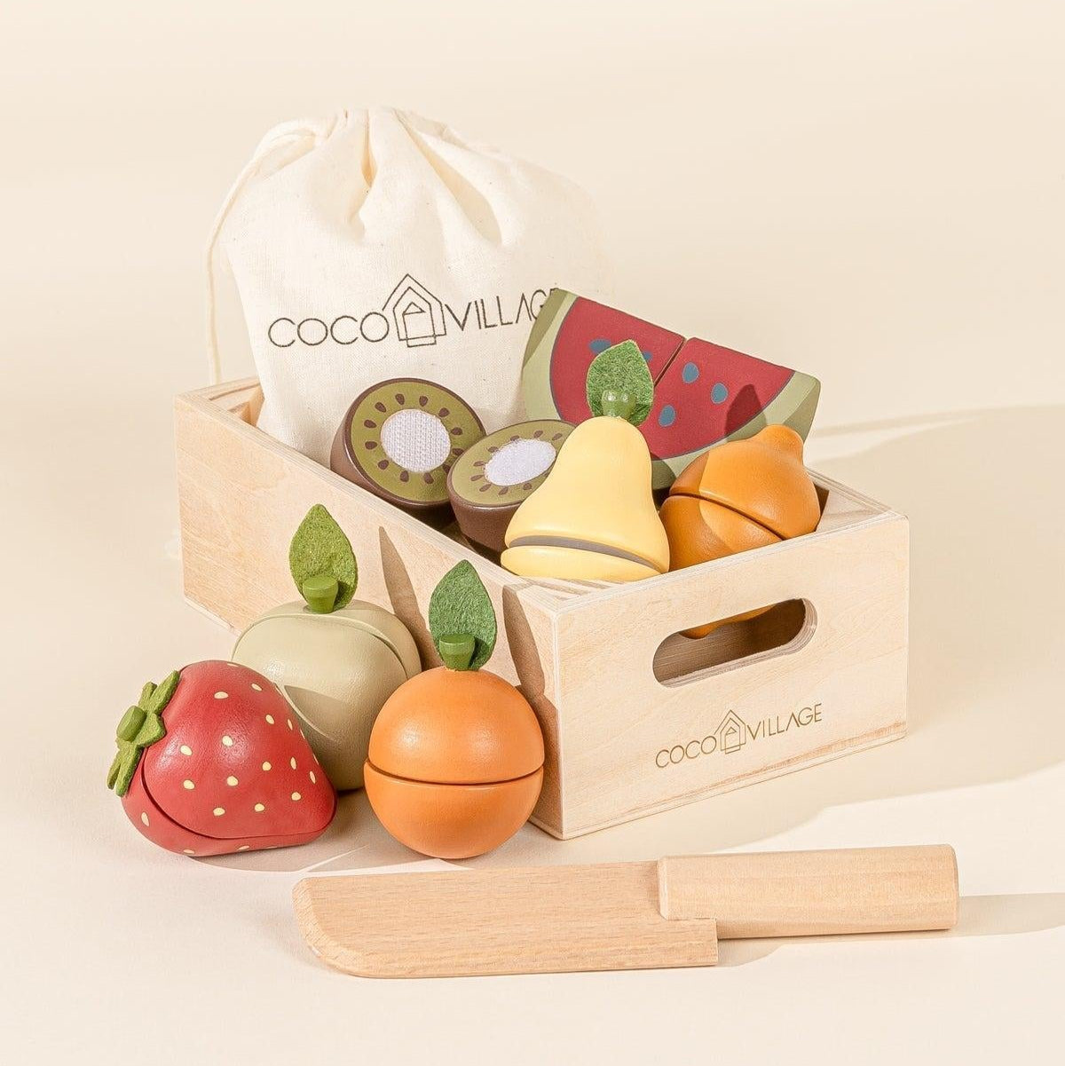 Coco Village Wooden Fruits Playset