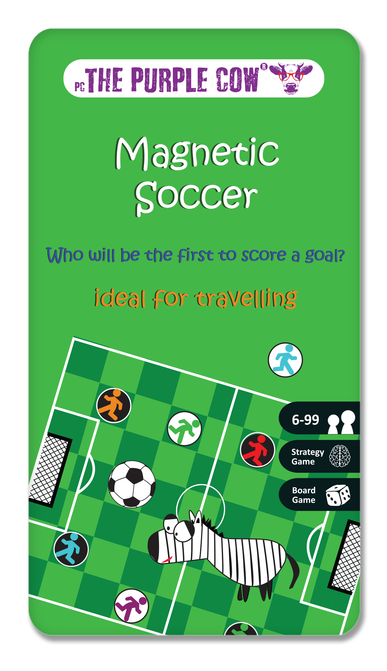 The Purple Cow America Inc. - Travel Game - Soccer
