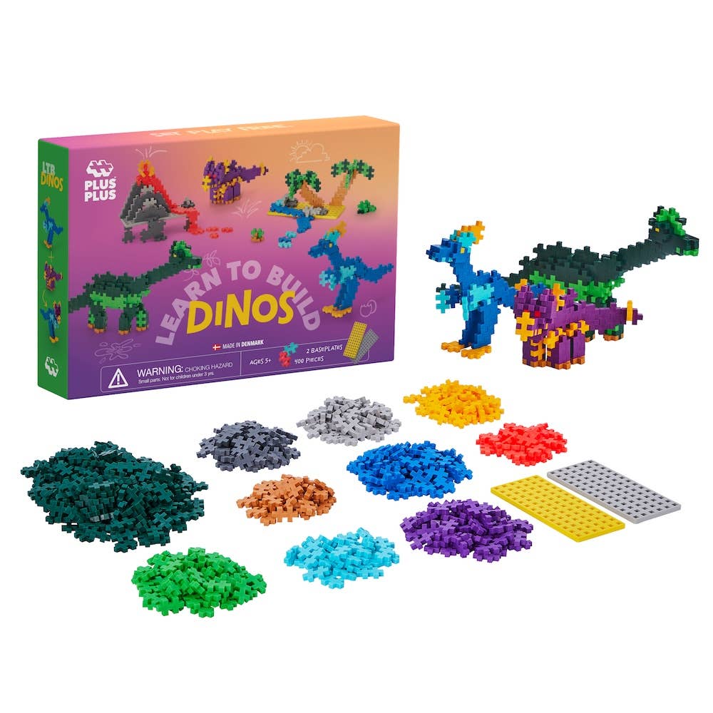 Plus-Plus USA - Learn To Build - Dinosaurs