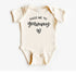 Pass Me to Grammy Baby Bodysuit | New Grandparent Baby Gift: 3-6 Months / Short
