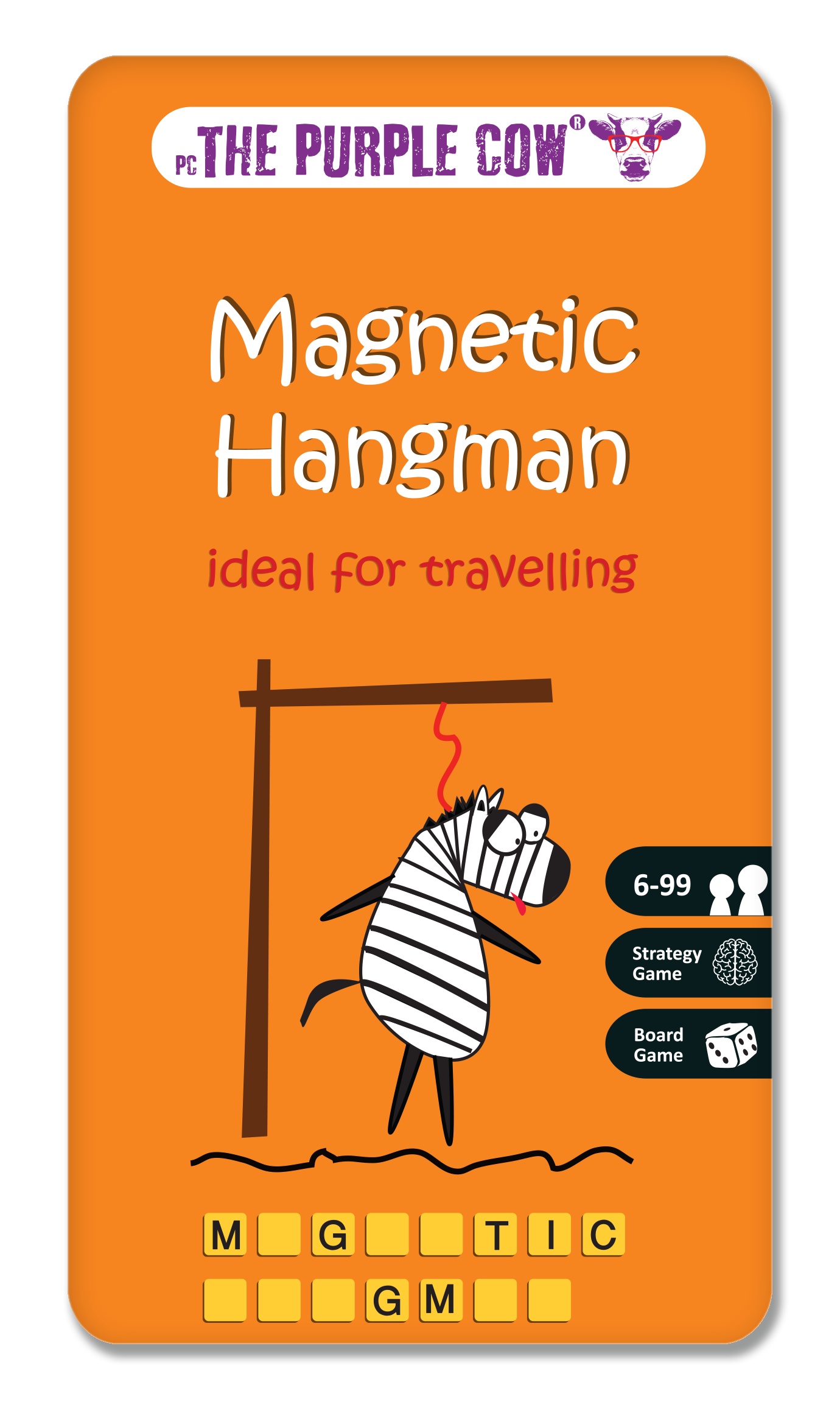The Purple Cow America Inc. - Travel Game - Hangman