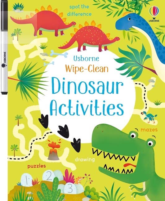 HarperCollins - Wipe-Clean Dinosaur Activities : Usborne