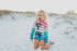 Oopsie Daisy - Kids Rainbow Tropical Tree Zip Rash Guard One Piece Swimsuit: 3