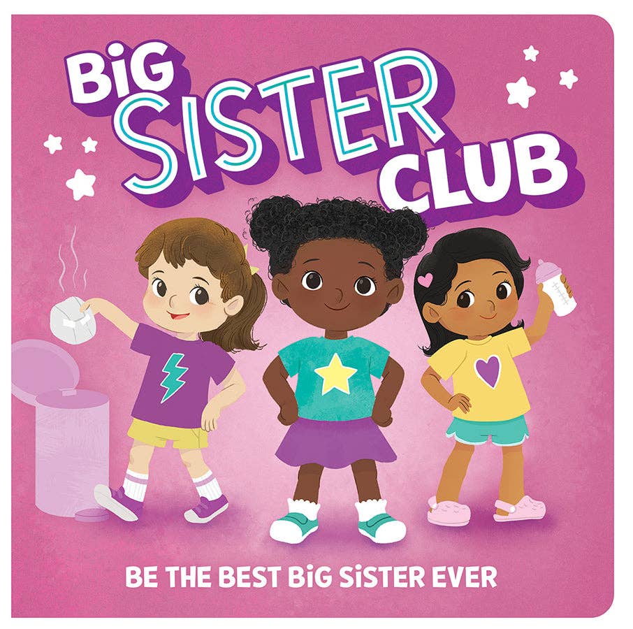 Cottage Door Press - Big Sister Club Board Book with Reward Chart & Stickers