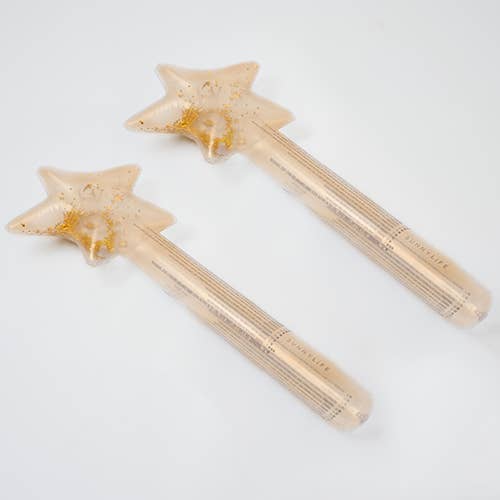 Sunnylife - Kids Inflatable Star Wand Princess Swan Gold Set of 2