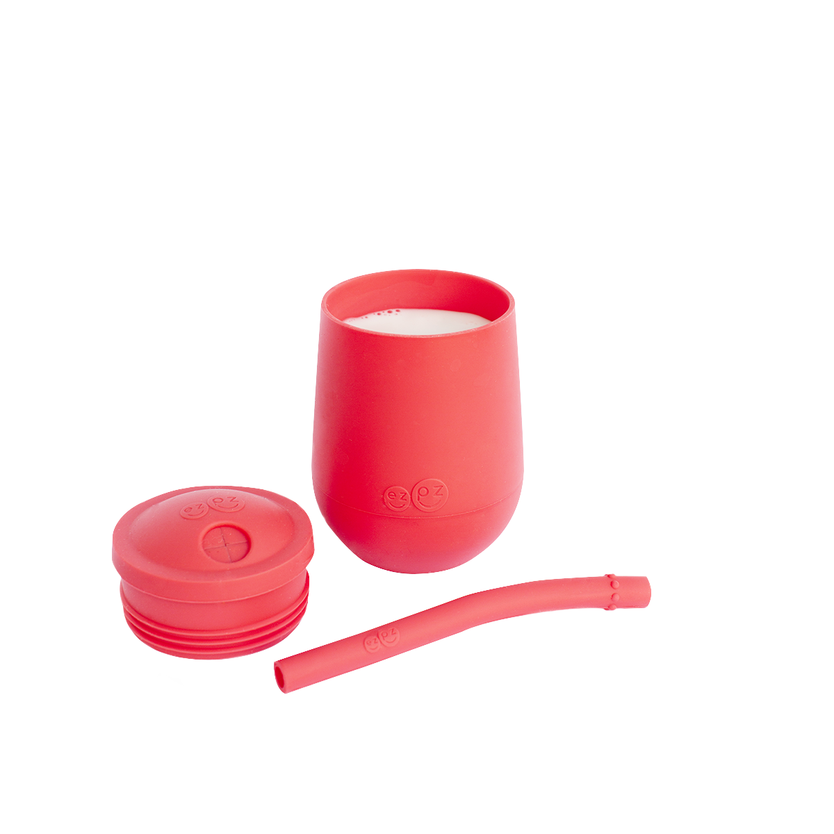 ezpz - Mini Cup + Straw Training System (Baby / Toddler 9+ months): Blush