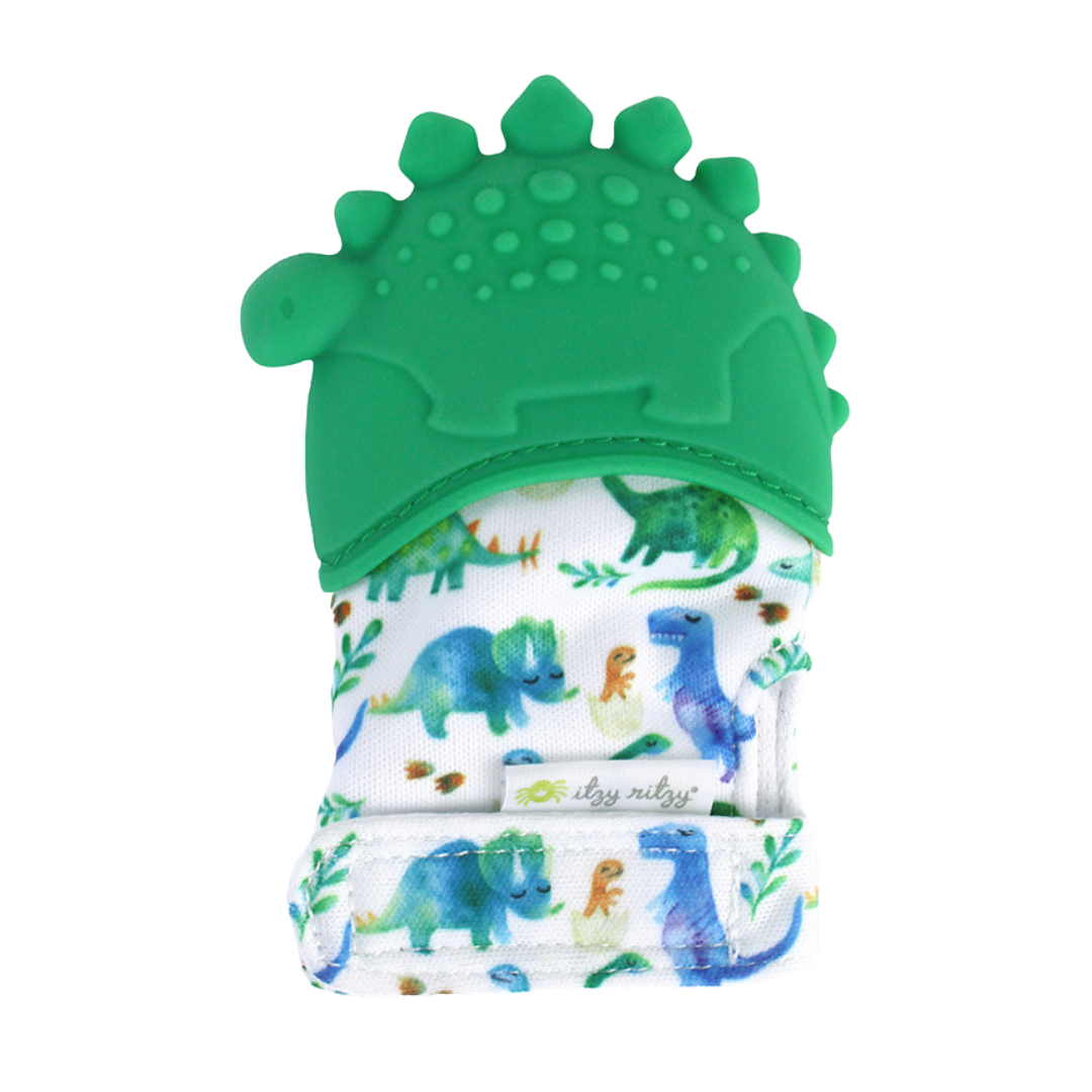 Itzy RitzItzy Mitt™ Silicone Teething Mitts: Bow