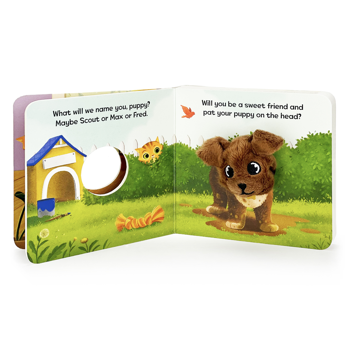 Cottage Door Press - Puppy Love Interactive Finger Puppet Board Book